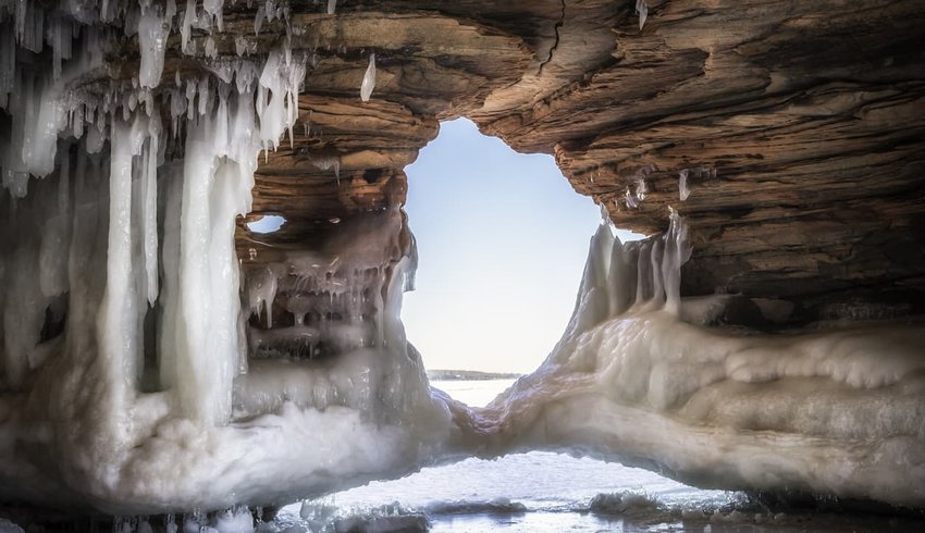 Apostle Islands National Lakeshore Ice Caves, Wisconsin