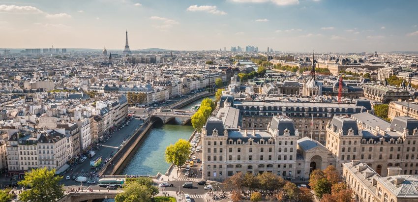 Panoramic view of Paris