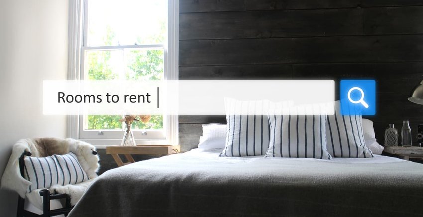 A specific online search to find the room you want to rent.