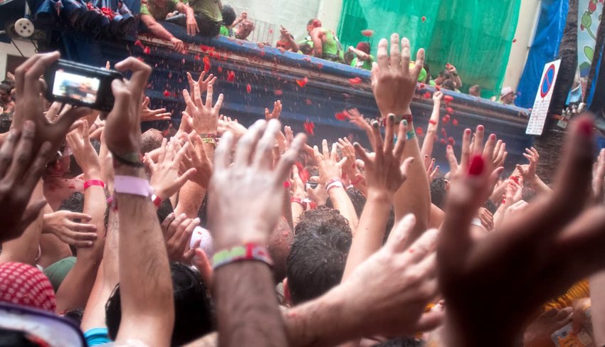 Tomatina festival Bunol, Spain