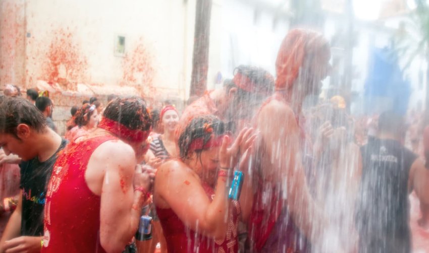 Tomatina festival Bunol, Spain