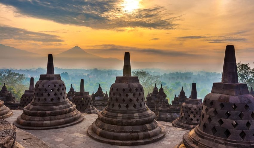 Borobudur - Java, Indonesia