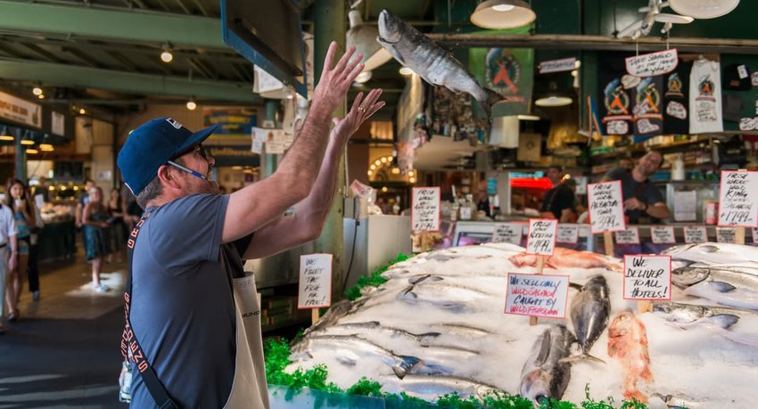 Pike Place Market, Seattle, USA