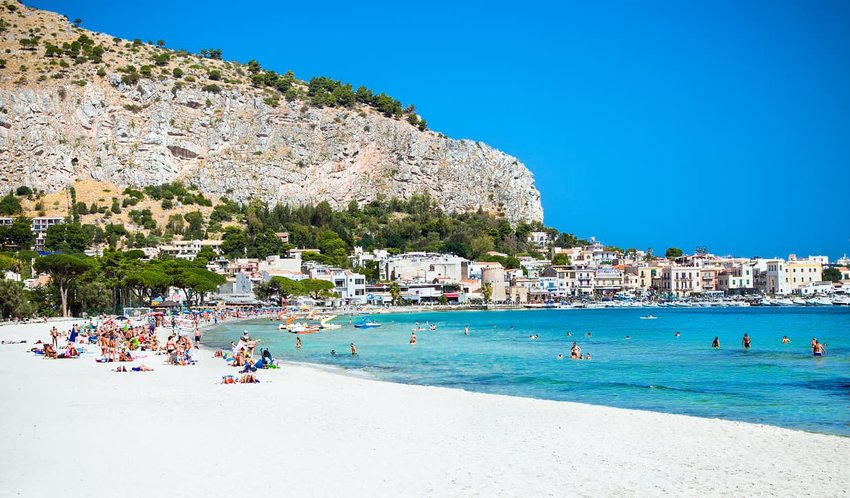 Mondello Beach, Palermo, Sicily