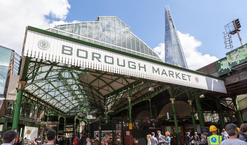 exterior of Borough Market, London