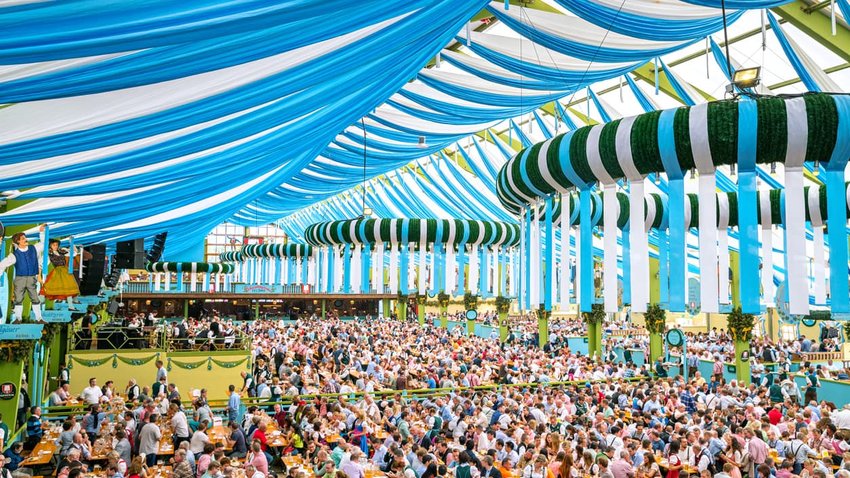 oktoberfest hall munich germany