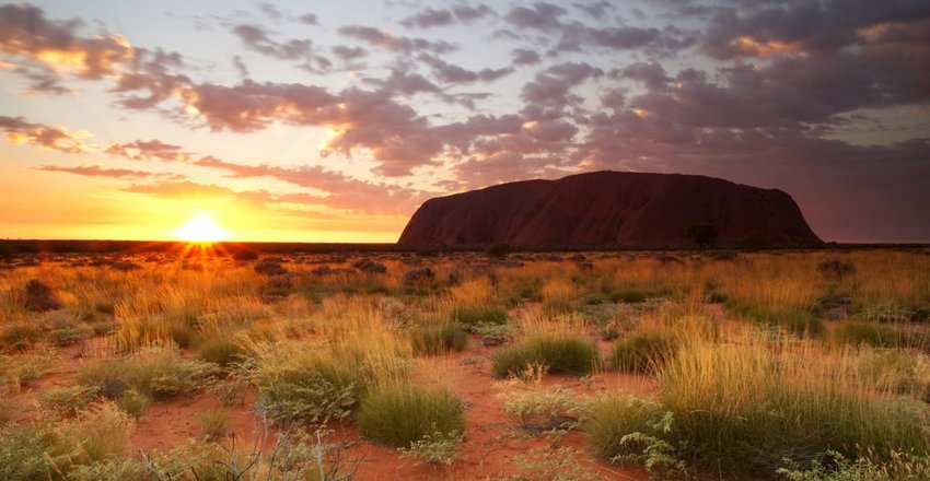 Uluru Dawn Northern Territory