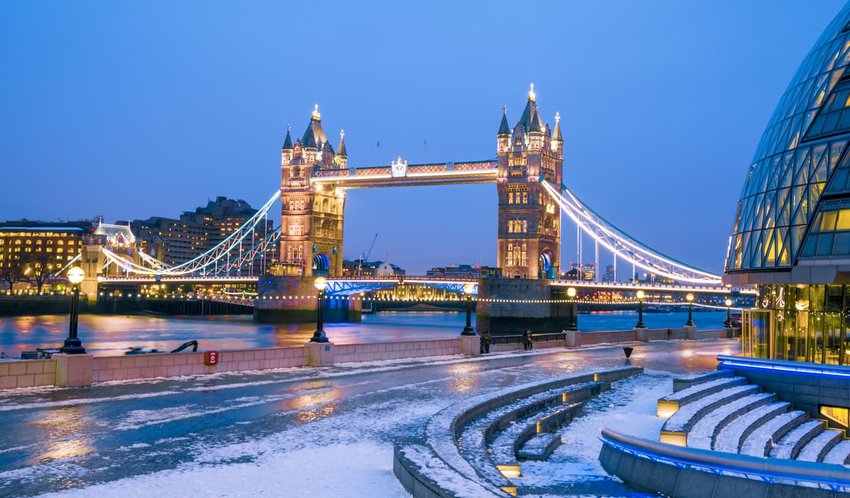 Tower Bridge and City Hall London