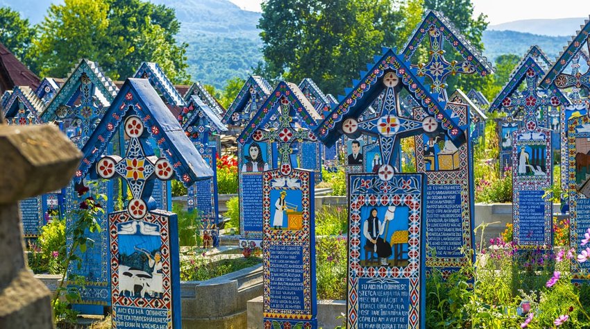 The Merry Cemetery, Romania