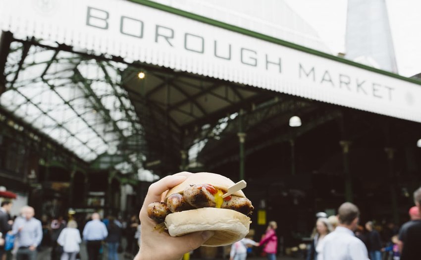 Borough Market - street food, London