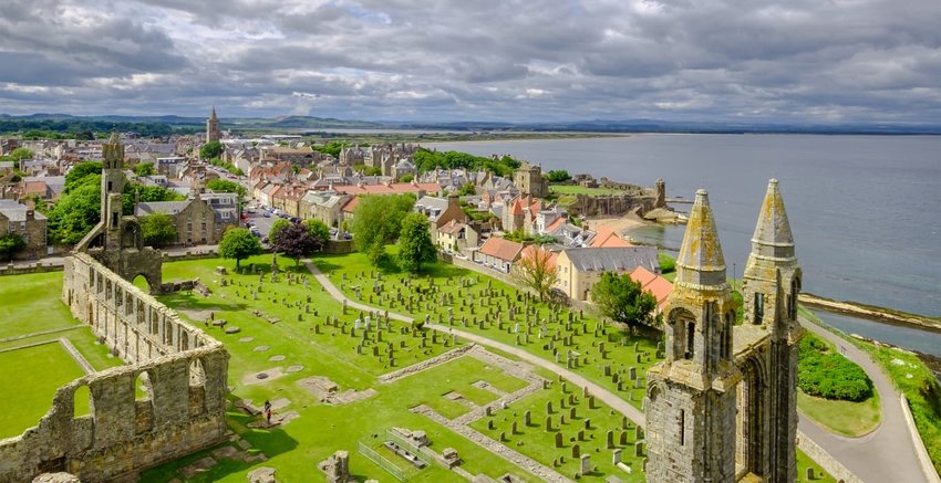 St. Andrews Cathedral Graveyard, Scotland