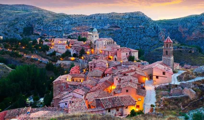 Evening view of Albarracin