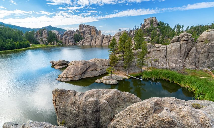 Beautiful Sylvan Lake, South Dakota