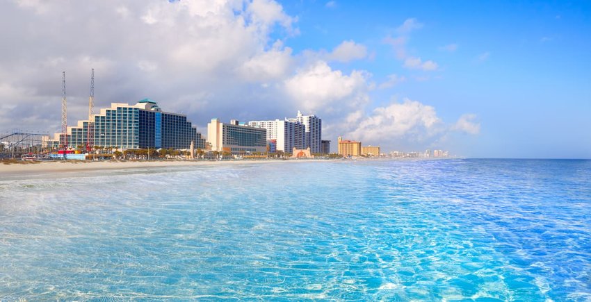 coastline at Daytona Beach, Florida