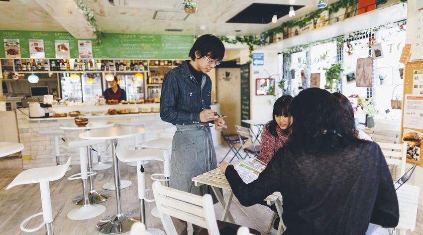 Waiter Taking Orders at restaurant