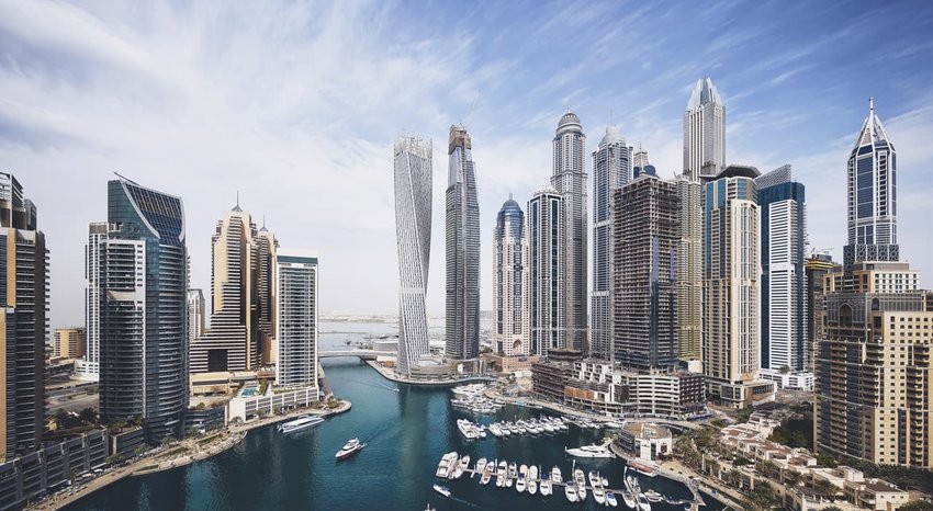 Dubai Marina skyline