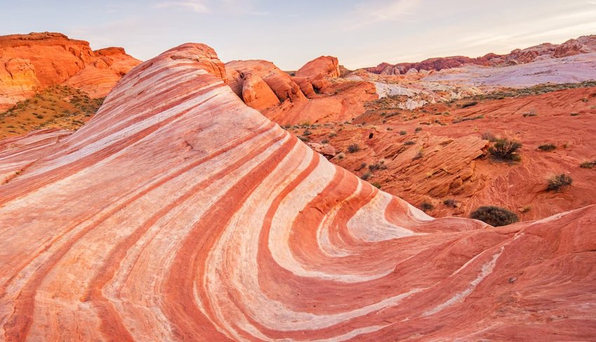 Fire Wave in Valley of Fire State Park Nevada USA