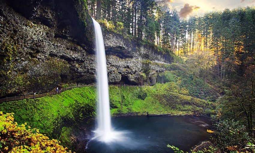 South Falls At Silver Falls State Park