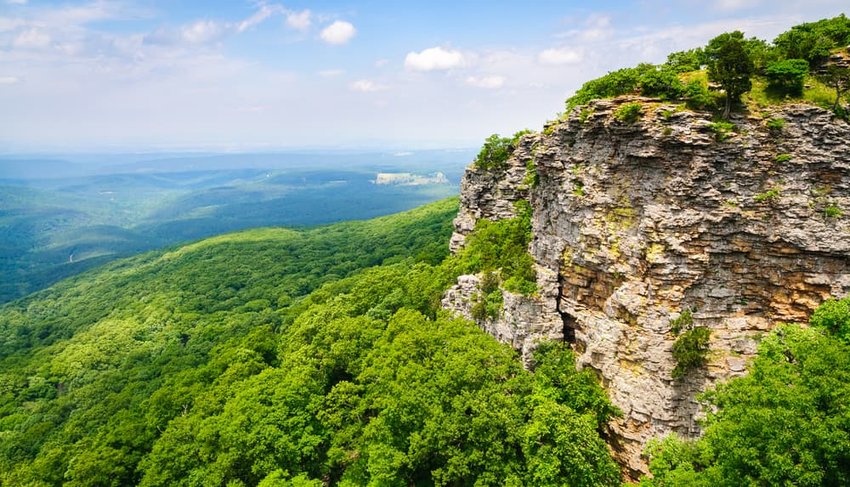 grand view of Mount Magazine State Park