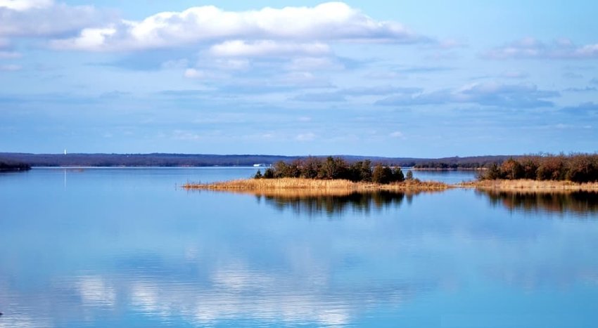 Mirrored Lake Murray, Oklahoma