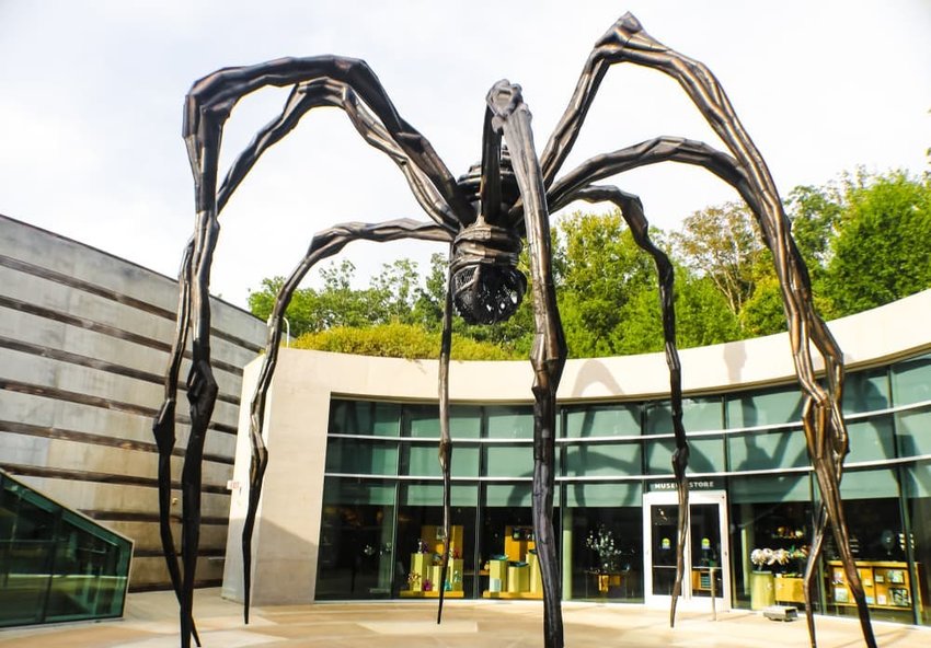 Giant metal spider sculpture, Bentonville, Arkansas