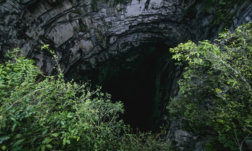 Cave of Swallows, San Luis Potosí, México.