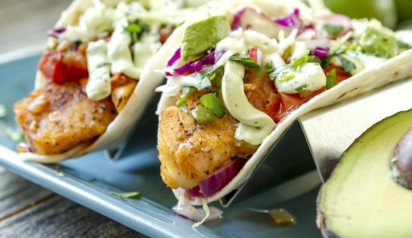 Close-up-of-shrimp-tacos