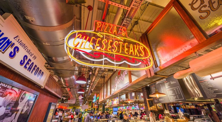 Market in Philadelphia, Pennsylvania