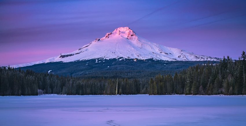 Sunset over Mt. Hood