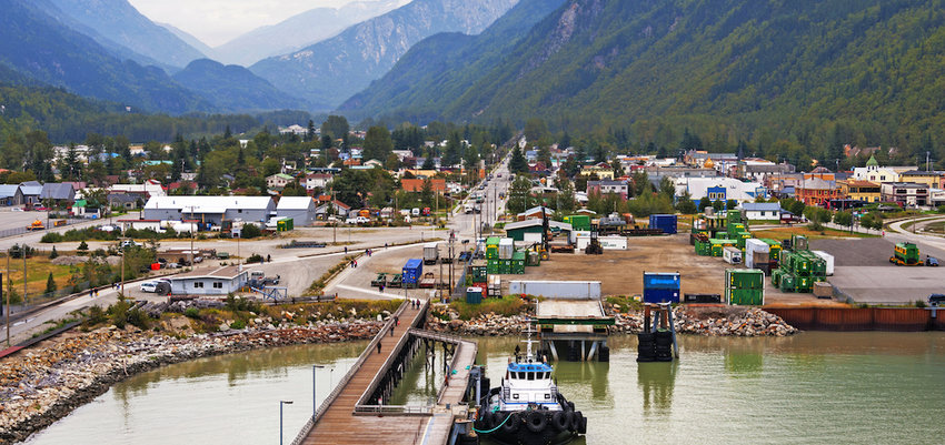 Skagway Views from Cruise Ship