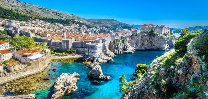 Adriatic Sea Dubrovnik landscape