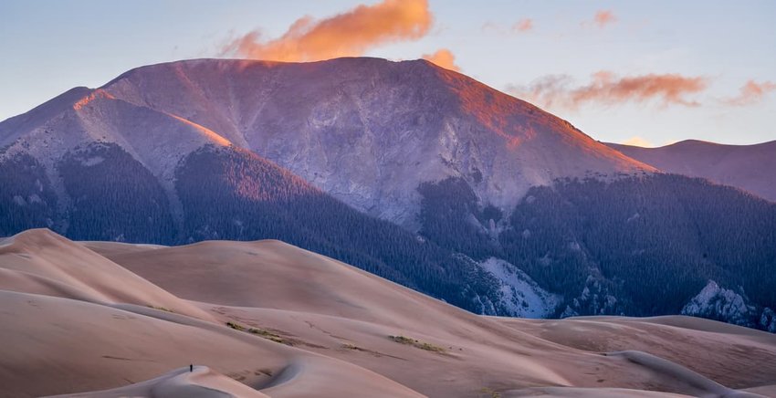 Great Sand Dunes National Park at dawn