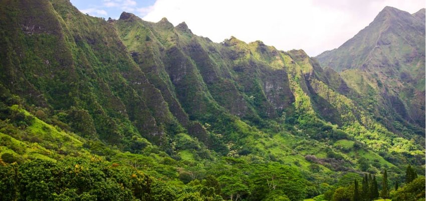 Ko'olau Mountain Range, Oahu, Hawaii