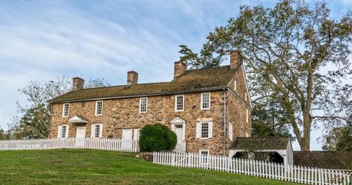 The historic Thompson Neely House used as a military hospital during the Revolutionary War