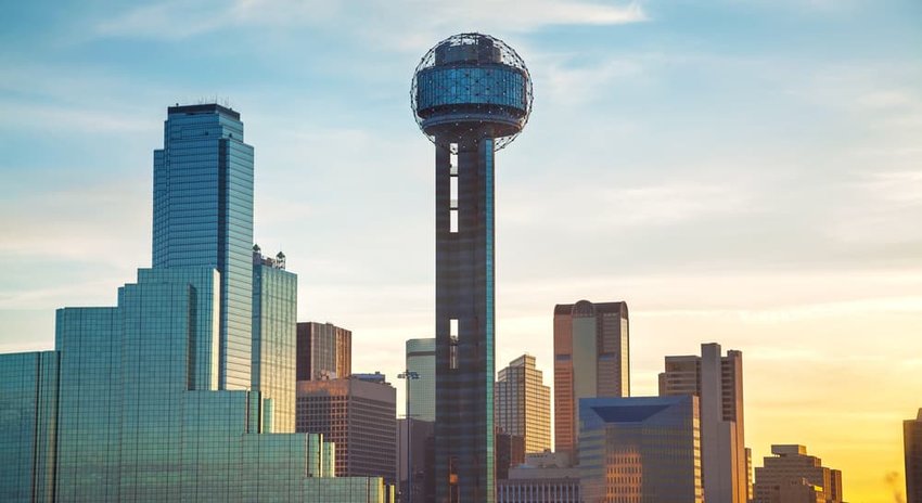 Dallas, Texas cityscape in the morning
