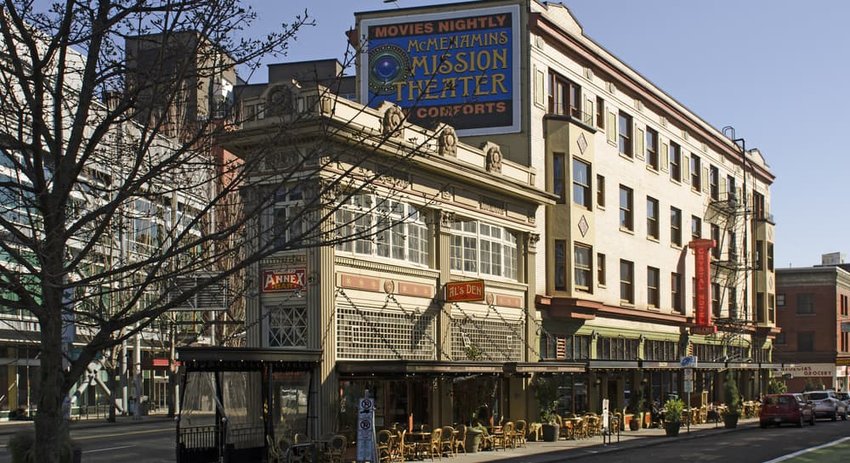 McMenamins Crystal Hotel and Ballroom in downtown Portland Oregon