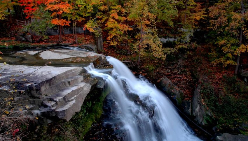 Photo of a waterfall in Cuyahoga Valley National Park