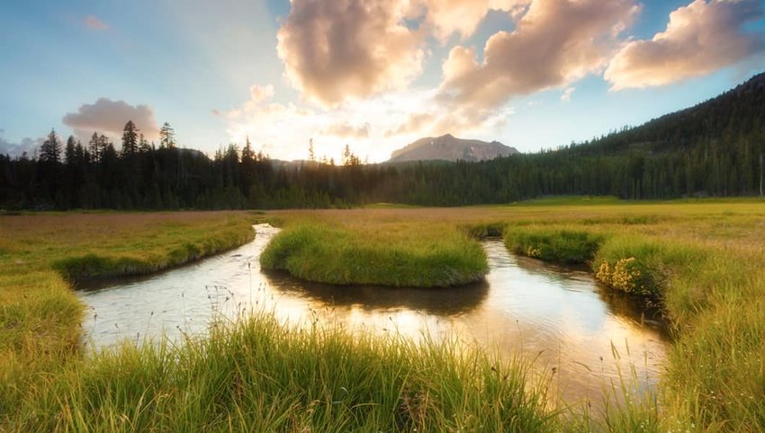 Photo of river in Lassen Volcanic National Park