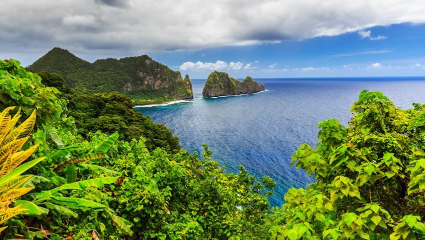 Photo of beach and ocean in American Samoa National Park