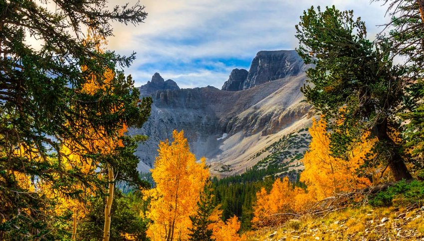 Photo of mountains in Great Basin National Park