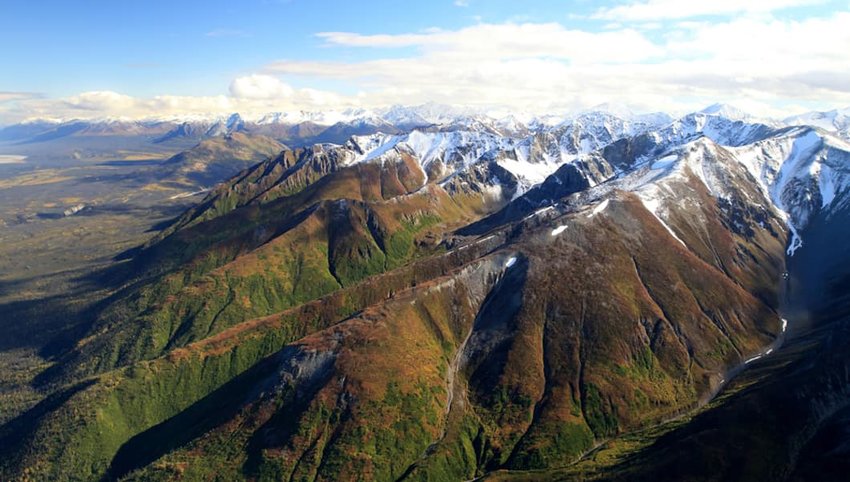 Photo of mountains in Wrangell-St. Elias