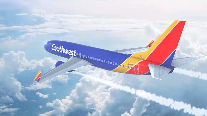 Photo of a Southwest Plane