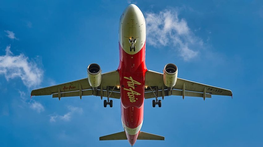 Photo of an Air Asia plane