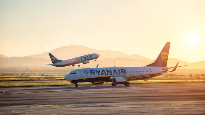 Photo of two Ryanair planes