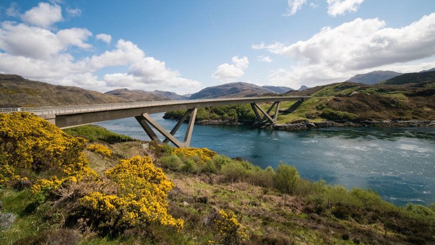 Photo of a bridge in Scotland