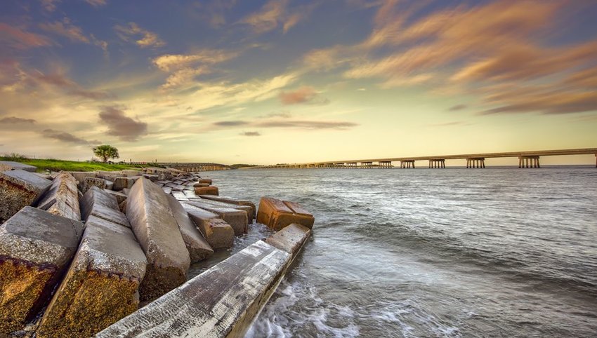 Bridge connecting to Amelia Island in Florida