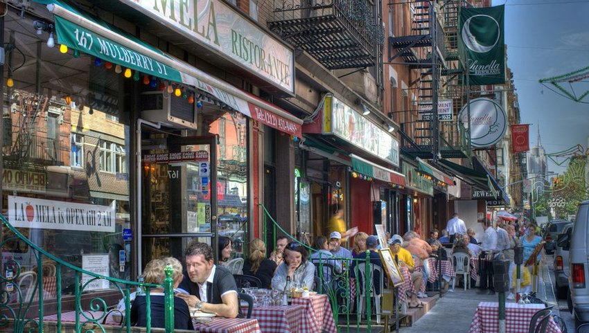 Little Italy in New York City,Manhattan