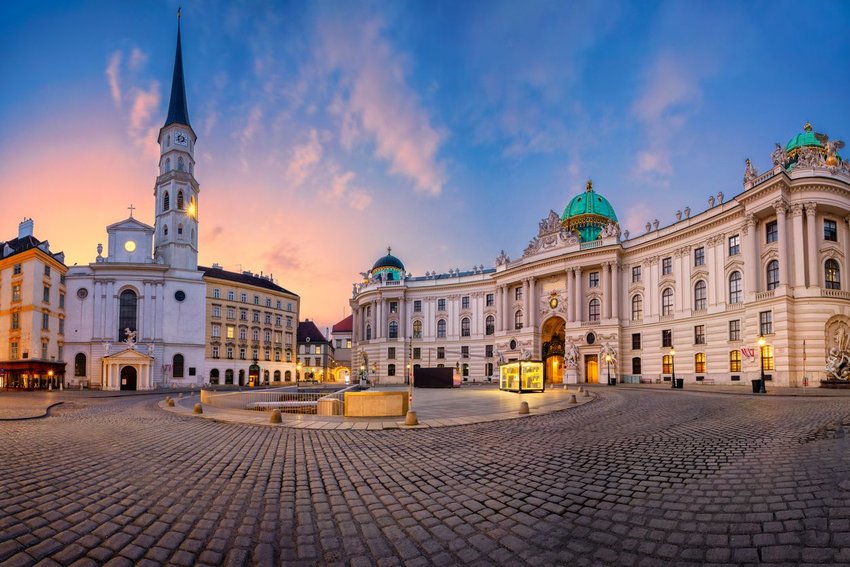 City square in Vienna