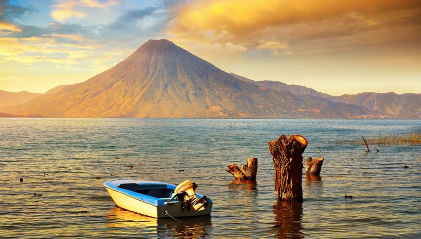 Photo of Sunset at Lake Atitlan, Guatemala