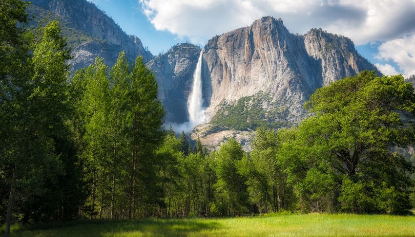 Upper Falls in Yosemite National Park